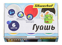 Гуашь Silwerhof 962074-06 Народная кол-ция 6цв. бан. 10мл. картон.кор.