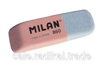 Ластик Milan 860, скошенный, комбинированный, натуральный каучук, 47*14*7мм, арт. CCM860RA - фото 1 - id-p226314351