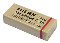 Ластик для художественных работ Milan Master Gum 1420, прямоугольный, синтетический каучук, 55*23*13мм, арт.