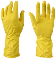 Перчатки хозяйственные латексные Для деликатной уборки A.D.M., размер L