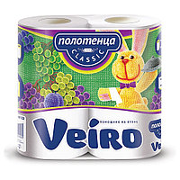 Полотенца бумажные Veiro Classic, 2 рул, 2 слоя, цв.белый, 5П22