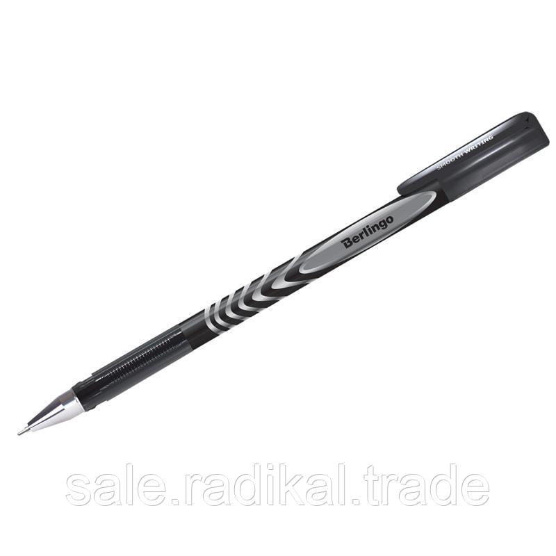 Ручка гелевая Berlingo G-Line черная, 0,5мм, игольчатый стержень CGp_50115 - фото 1 - id-p226314609