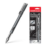Ручка гелевая Erich Krause Megapolis черная, 0,5мм 93