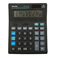 Калькулятор настольный Attache Economy 16 разр., черный, арт.974207