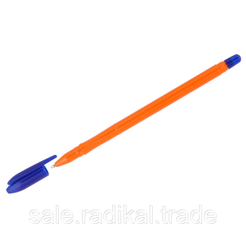 Ручка шариковая Стамм VeGa. Orange синяя, 0,7мм, оранжевый корпус РШ111 - фото 1 - id-p226314679