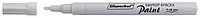 Маркер лаковый Silwerhof Paint пулевидный пиш. наконечник 1-2мм металический корпус белый, 1526275