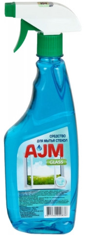 Средство для мытья окон AJM Glass, с триггером, 700мл. - фото 1 - id-p226316594