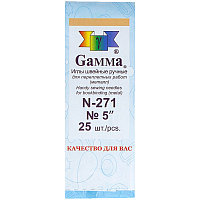Иглы для шитья ручные Gamma N-271, 12см, 25шт. в конверте 3140572052