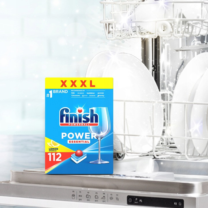 Таблетки для посудомоечной машины FINISH А112 POWER ESSENTIAL LEMON - фото 1 - id-p226316839