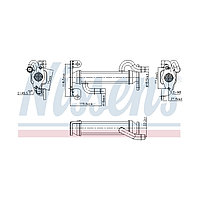 ОХЛАДИТЕЛЬ ОТРАБОТАННЫХ ГАЗОВ NISSENS 989400 504384188 IVECO DAILY Vl