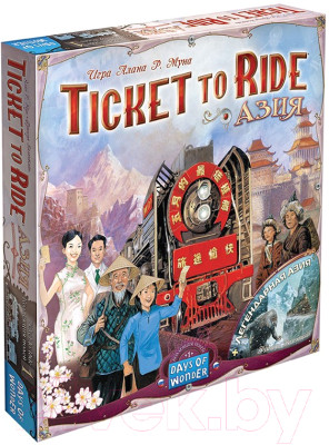 Дополнение к настольной игре Мир Хобби Ticket to Ride: Азия / 915274 - фото 1 - id-p226316914