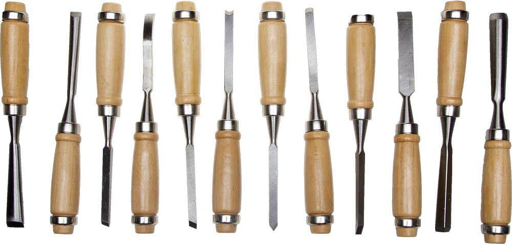 Stayer Набор "PROFI": Стамески фигурные с деревянной ручкой, 12шт (1835-H12_z01) STAYER - фото 1 - id-p226317476
