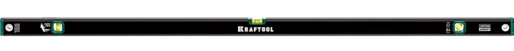Kraftool Уровень строительный, 150 см. (0,4мм/м, 600г/м, 3гл., черный), быт. "GRAND" (34781-150) KRAFTOOL - фото 1 - id-p226319689