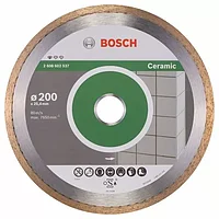 Bosch Круг алмазный сплошной 200x1.6x 7x25.40 мм Керамика Standart (2 608 602 537) BOSCH