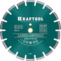 Kraftool Круг алмазный сегм. 300х10х25.4/20.0 мм Асфальт "LASER-ASPHALT" (36687-300) KRAFTOOL