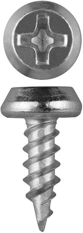 Зубр Саморез (клоп) для листового металла Ø 3.5х11 мм цинк острый 22000шт. (4-300120-35-11) ЗУБР - фото 1 - id-p226318754