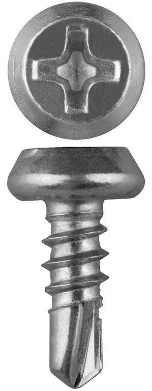 Зубр Саморез (клоп) для листового металла Ø 3.8х11 мм цинк сверло 22000шт. (4-300150-38-11) ЗУБР - фото 1 - id-p226318756