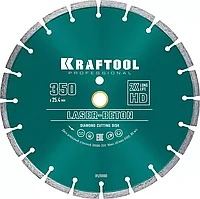 Kraftool Круг алмазный сегм. 350х10х25.4/20.0 мм Бетон, камень "LASER-BETON" (36686-350) KRAFTOOL