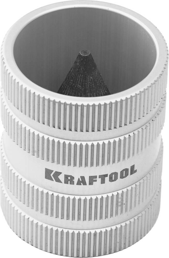 Kraftool Фаскосниматель KRAFTOOL"EXPERT"универс внутр/внеш для труб из нерж. стали,меди,пластика от 8 до 35мм - фото 1 - id-p226317788