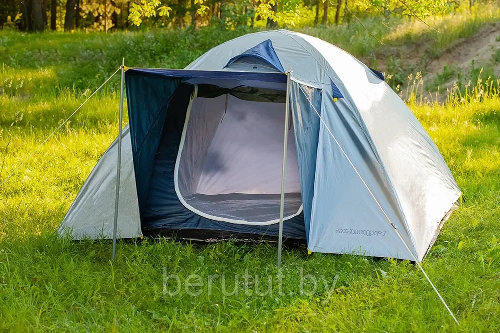 Палатка туристическая 4-местная ACAMPER MONODOME XL blue - фото 1 - id-p226325272