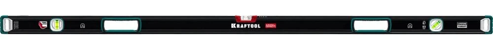 Kraftool Уровень строительный, 150 см. (0.3 мм/м, 3 гл., фрезер., сверхпрочный), магн. (34988-150) KRAFTOOL - фото 1 - id-p226321822