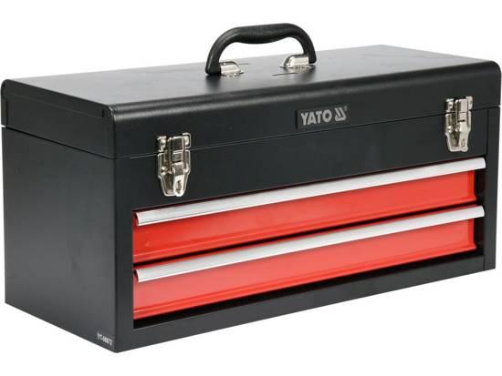 Yato Ящик для инструмента металлический с 2 выдвижными полками (YT-08872) YATO - фото 1 - id-p226320903