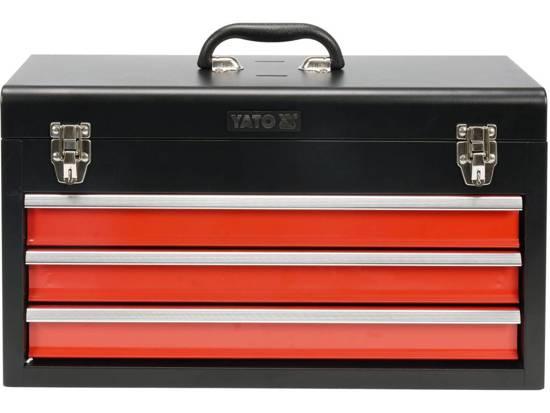 Yato Ящик для инструмента металлический с 3 выдвижными полками (YT-08873) YATO - фото 2 - id-p226320904