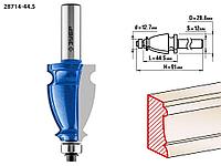 Зубр Фреза кромочная фигурная №3, D= 28,6мм, рабочая длина-44,5мм, хв.-12мм, d-12,7мм (28714-44.5) ЗУБР