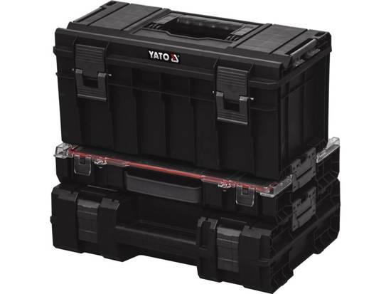 Yato Ящики пластиковые для мобильной системы 420х450х320мм S12, набор 3шт. (YT-09175) YATO - фото 1 - id-p226320916
