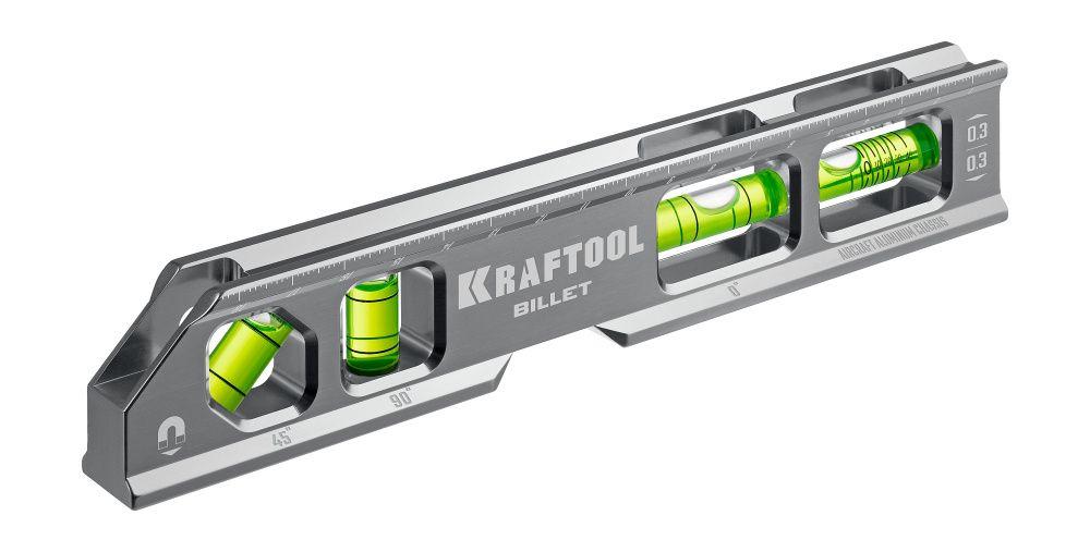 Kraftool Уровень магнитный японский 200мм 8-в-1 "Billet" (34790) KRAFTOOL - фото 1 - id-p226321907