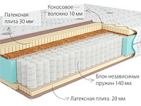 Ортопедический матрас Bora 2 Medio 180х200