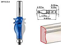 Зубр Фреза кромочная фигурная №5, D= 25,4мм, рабочая длина-41мм, хв.-12мм, d-12,7мм (28716-25.4) ЗУБР