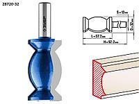 Зубр Фреза кромочная фигурная №9, D= 32мм, рабочая длина-57,2мм, хв.-12 мм (28720-32) ЗУБР