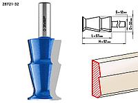 Зубр Фреза кромочная фигурная №10, D= 32мм, рабочая длина-57мм, хв.-12 мм (28721-32) ЗУБР