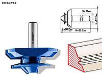 Зубр Фреза кромочная для углового сращивания, D= 69,9мм, рабочая длина-30,2мм,хв.-12мм (28724-69.9) ЗУБР