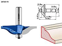 Зубр Фреза фигирейная №1, D= 70мм, рабочая длина-16мм, радиус-15,8мм, хв.-12мм, d-12,7мм (28760-70) ЗУБР
