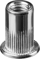 Kraftool Заклепка резьбовая стальная с насечками DIN 7338 М6, 500шт. "NUT-S" (311707-06) KRAFTOOL