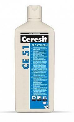 CERESIT Средство жидкое для очистки пятен и удаления остатков эпоксидных составов CE 51 CERESIT, 1л - фото 1 - id-p226321029