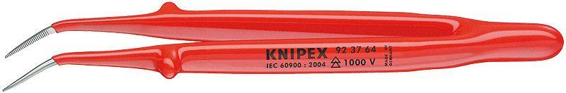 KNIPEX Пинцет VDE 1000V прецизионный, губки под 45°, пружинная сталь, хром., L-150мм (923764) KNIPEX - фото 1 - id-p226320042