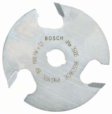 Bosch Фреза Expert дисковая плоская пазовая D50.8/L2.0/G,8.0мм, (2.608.629.386) BOSCH - фото 1 - id-p226320061