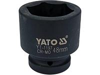 Yato Головка ударн. 1" 48мм, L=73мм, 6гр. CrMo (YT-1197) YATO