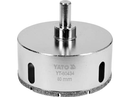Yato Сверло алмазное трубчатое для керамогранита и греса d80мм (YT-60434) YATO - фото 2 - id-p226321102