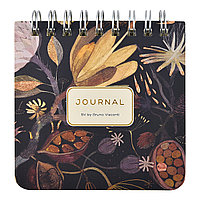 Блокнот Bruno Visconti "Pocket Journal. Ночные Цветы", 60 листов, линейка, разноцветный