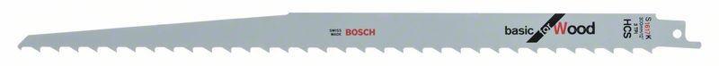Bosch Полотно пильное для GSA S 1617 К 5 шт, HCS (древесина необр. - фото 1 - id-p226317221