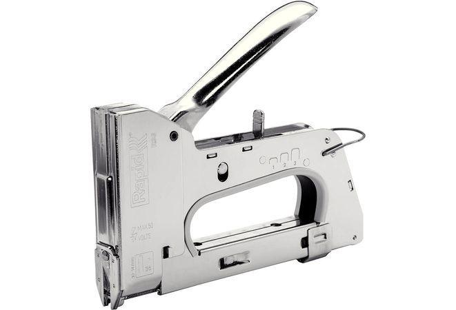 Rapid R36E степлер (скобозабиватель) ручной для кабеля 6 мм, тип 36 (10-14 мм). Cтальной корпус. Легкое - фото 1 - id-p226319176