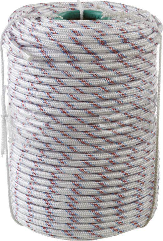Сибин Фал плетёный полипропиленовый 24-прядный с полипропиленовым сердечником, диаметр 10 мм, бухта 100 м, 700 - фото 1 - id-p226319185