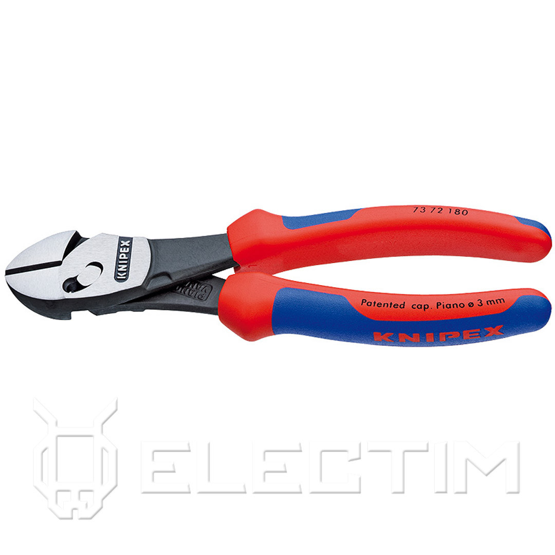 KNIPEX Кусачки боковые (бокорезы) особой мощности TwinForce, 180мм, 2-комп. рукоятки (7372180) KNIPEX - фото 2 - id-p226321235