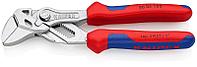 KNIPEX Клещи переставные - гаечный ключ, 27мм (1"), 150мм, Cr-V, хром., 2-комп. рукоятки (8605150) KNIPEX