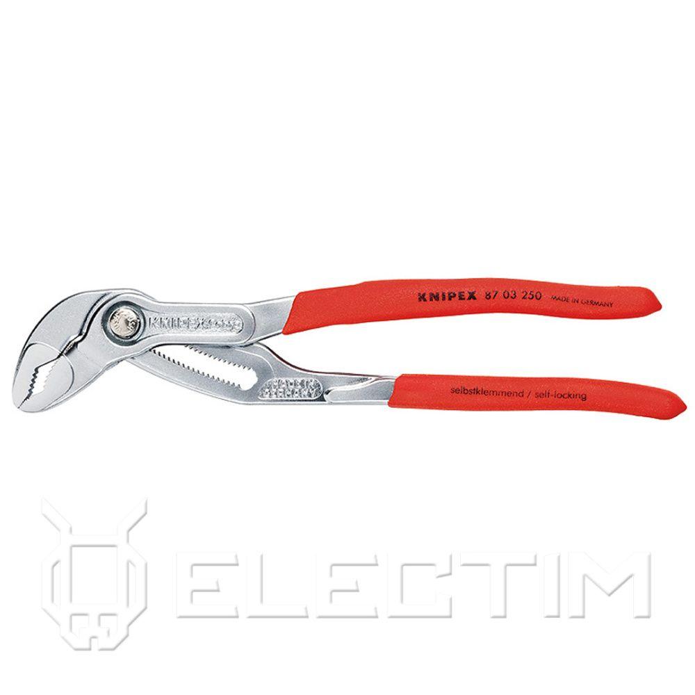 KNIPEX Клещи переставные COBRA с фиксатором, 70мм (2 3/4"), под ключ 60мм, 300мм, Cr-V (8703300) KNIPEX - фото 1 - id-p226321271