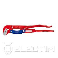 KNIPEX Ключ трубный 1 1/2", S-образные тонкие губки, D60мм, (2 3/8"), 420мм (8360015) KNIPEX